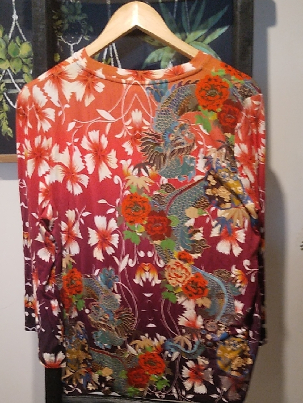 Women's Johnny Was Adalena Kimono Long Sleeve Tee - Picture 5 of 12